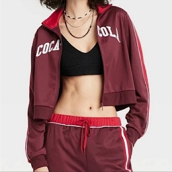 NWT✨ Coca-Cola Graphic Zip-Up Sweatshirt - Picture 2 of 3